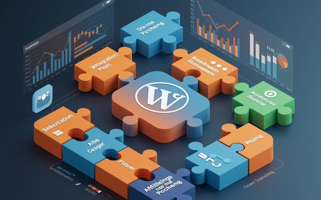 Create a featured image for a post about: The Economics of WordPress Plugins: Building a Sustainable Business