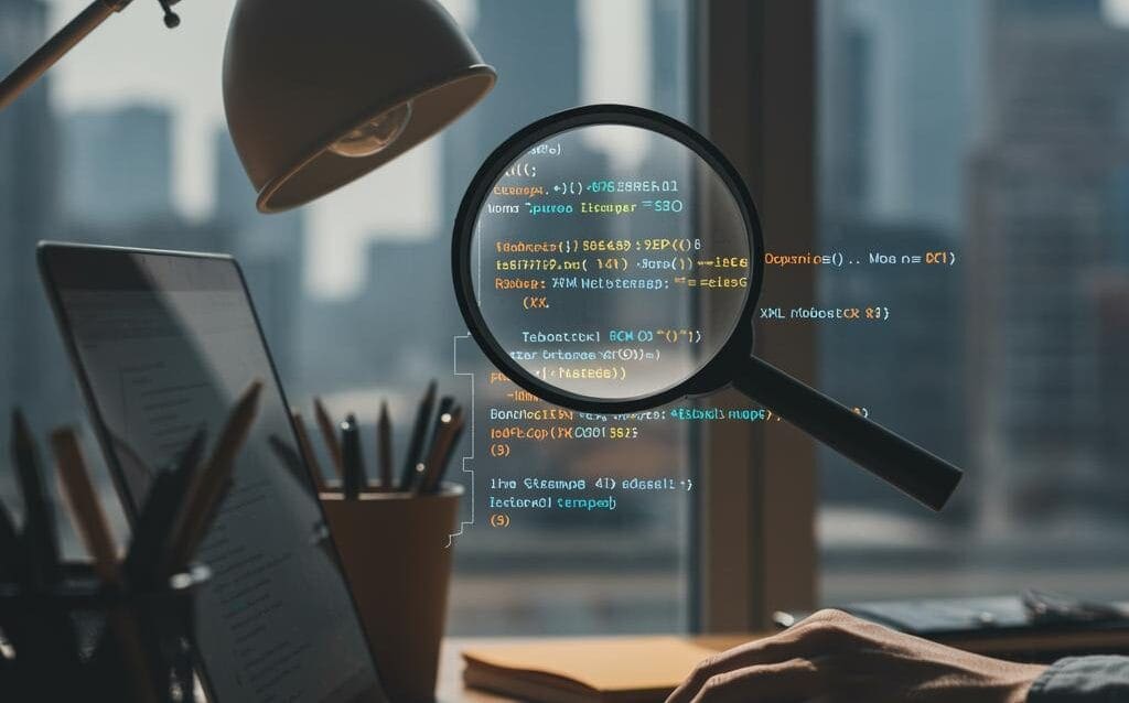 Create a featured image for a post about: Technical SEO for Developers: A Simple Guide