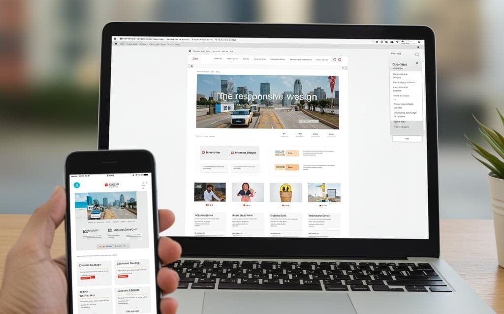 Create a featured image for a post about: The Role of Responsive Design in Today’s Mobile-First World