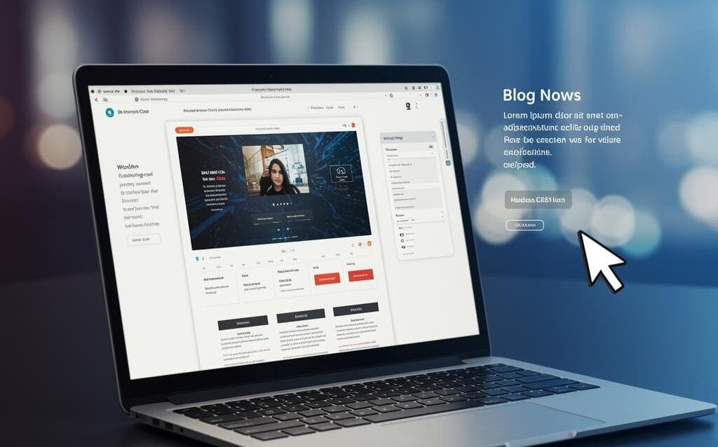 Create a featured image for a post about: How Headless CMS Solutions Power Modern Websites