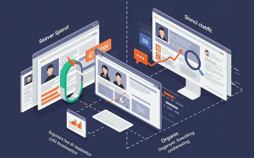 Create a featured image for a post about: The Power of Server-Side Rendering (SSR) for SEO and Speed